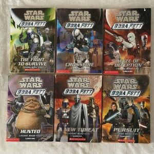 Scholastic Star Wars Boba Fett set of six books